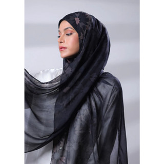 ฮิญาบ BOKITTA รุ่น Freestyle - ALMAS ASWAD (Black Diamond)- Instant hijab