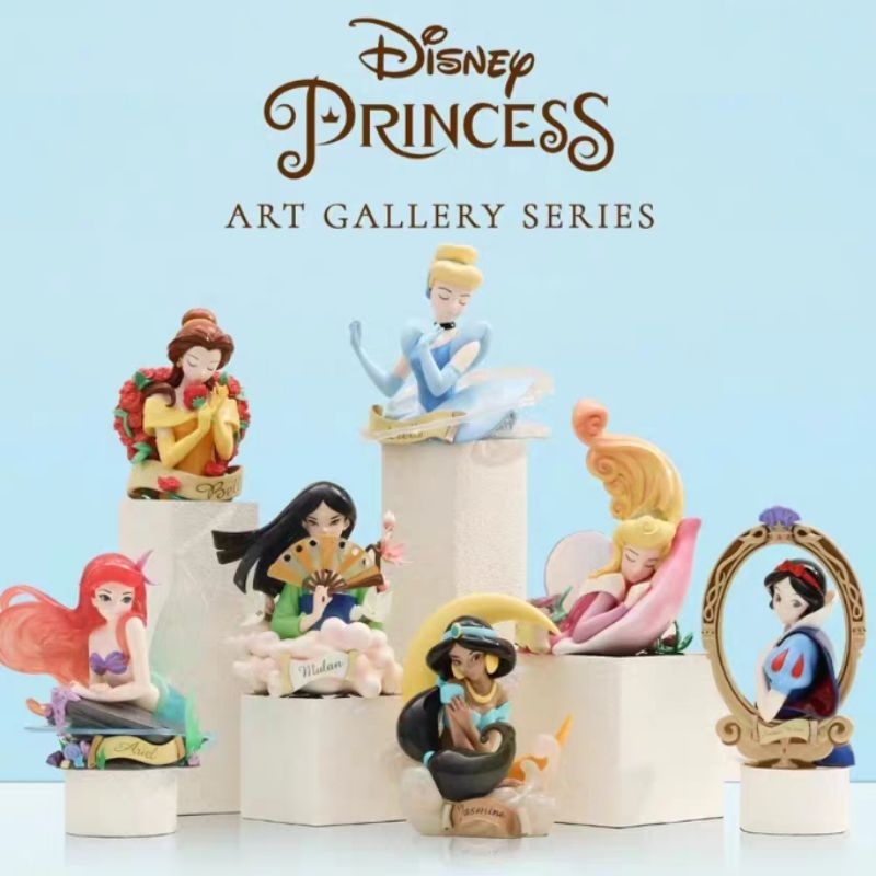 🌈 ของแท้ พร้อมส่ง 🌈  กล่องสุ่มเจ้าหญิงดิสนีย์ : 52Toys Disney Princess Art  Gallery Series 2023