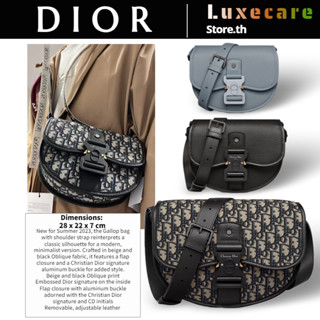 ถูกที่สุด ของแท้ 100%/Dior GALLOP Men/Shoulder Bag กระเป๋าคลัตช์