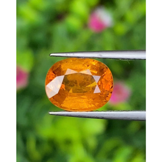 พลอย บุษราคัม Yellow Sapphire 4.25 กะรัต (Cts.) พลอยแท้ อัญมณีมงคลประจําวันเกิด เครื่องประดับพลอย