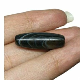 จี้หินอาเกตแท้เก่า หินธรรมชาติ หินโมรา เสริมโชค หินโบราณ นำโชค หินมงคล Old Sulemani Agate Bead Amulet Pendant Gemstone