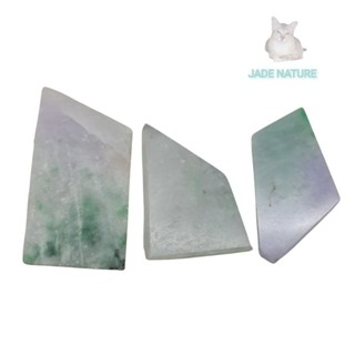 แผ่นหยกพม่าแท้ Jadeite Type A เก็บสะสมเพื่อการศึกษา