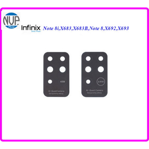 กระจกเลนส์กล้อง infinix Note 8i,X683,X683B,Note 8,X692,X693