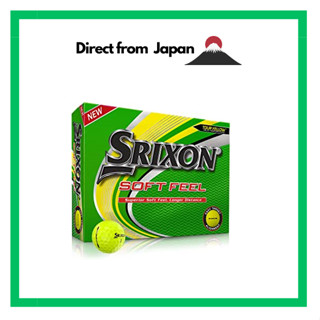 Srixon Soft Feel 2020 ลูกกอล์ฟ เนื้อแมตต์ สีเหลือง นําเข้าจากอเมริกา