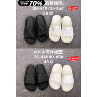 Sandals Slipper รองเท้าแตะ มี 5 สี ไซส์ 36-45 เดินสบาย รองเท้าแตะแบบสวม  B19C008