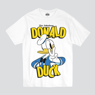 Power 7 Shop เสื้อยืดการ์ตูน Donald Duck  ลิขสิทธ์แท้ DISNEY (MKX-054)