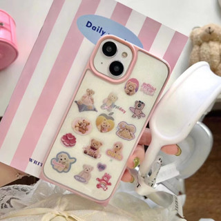 ✨สไตล์ใหม่✨เคสไอโฟน 14 Pro Max  เคส for 11 12 13 Pro Max เคสพกพาสะดวก iPhone 13 น่ารัก ลูกสุนัข Case เคสกันกระแทก