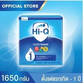 นมผงไฮคิว พรีไบโอโพรเทกช่วงวัยที่ 1 ขนาด 1650 กรัม