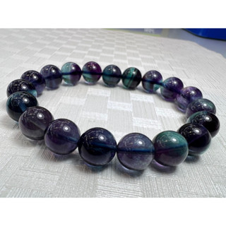 Premium Grade Bi-Color Fluorite 10mm