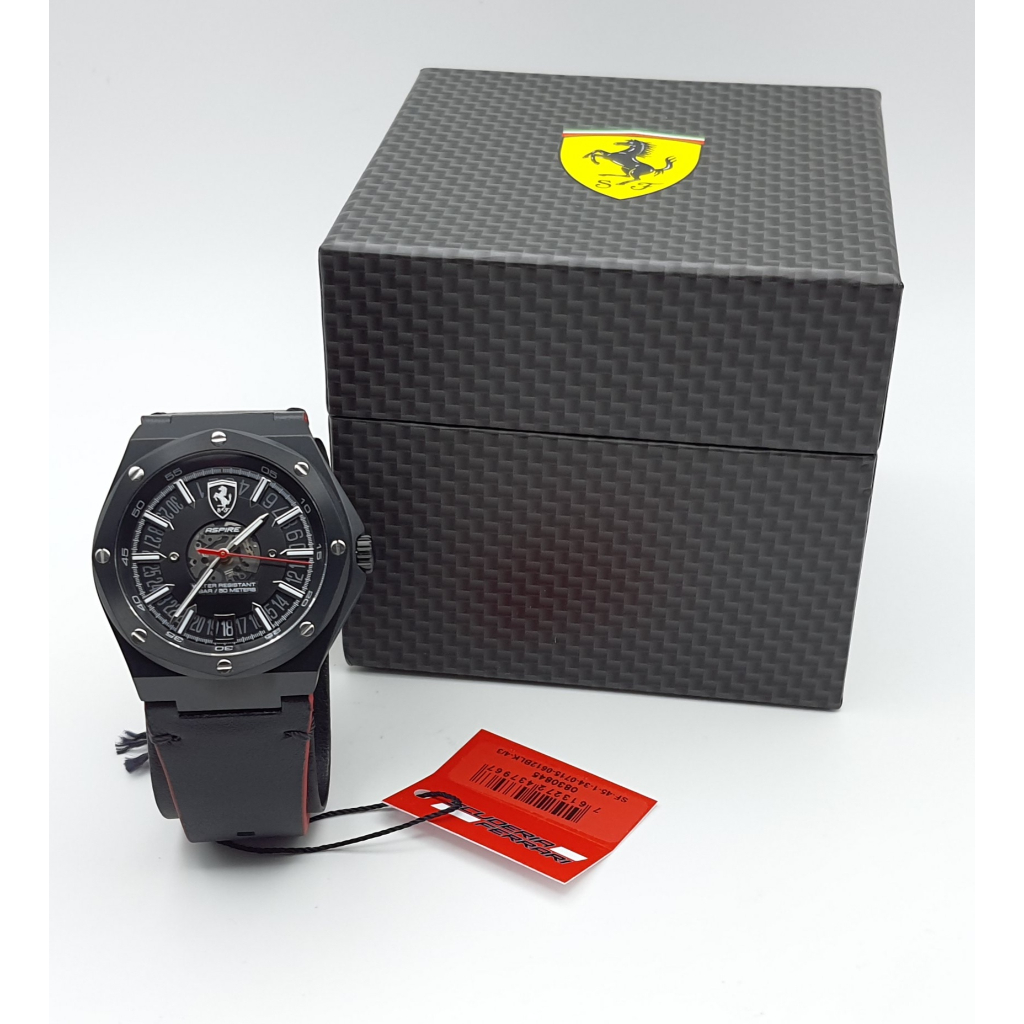 นาฬิกา FERRARI MEN'S 0830845 SCUDERIA ASPIRE QUARTZ พร้อมกล่อง (ใหม่)