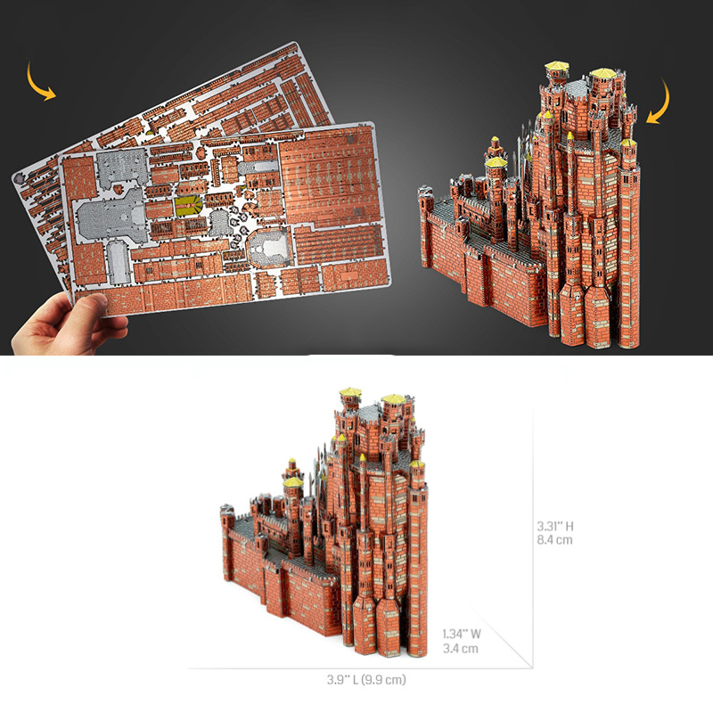 3D METAL MODEL KIT โมเดล3D Metal โมเดลHarry Potter Game of Thrones movie - รูปที่ 5