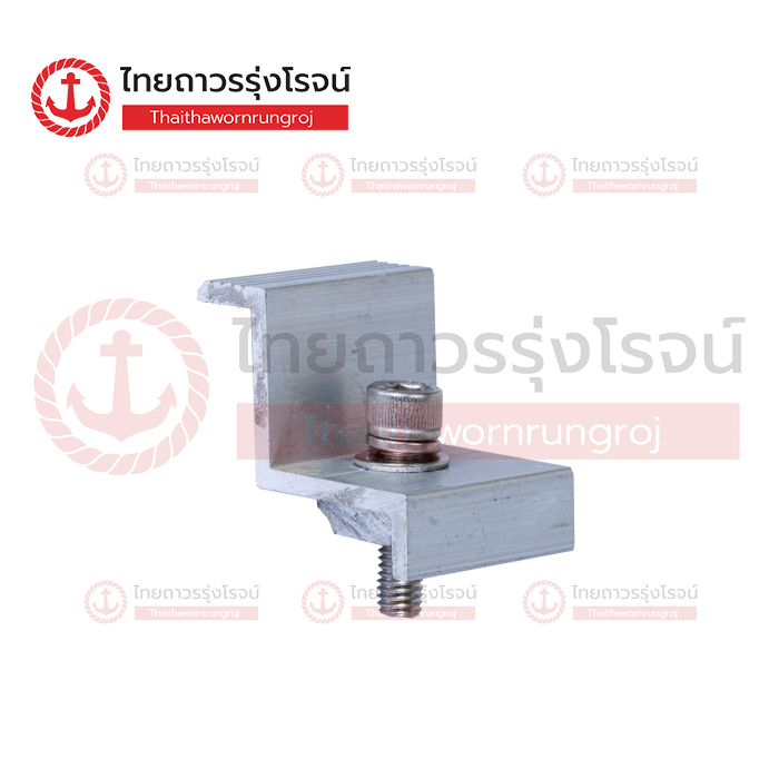อุปกรณ์ติดตั้งโซล่าเซลแคล้มล็อคปลายแผงโซล่าเซล 40mm (END CLAMP)	ชิ้น(ชิ้น)TTR Sore