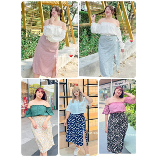 🎈Plussize กระโปรงคนอ้วน🎈 🌷มี 2 ไซส์ M เอว 30-38"สะโพก 50" ยาว 29" L เอว38-44" สะโพก 54"ยาว 29"