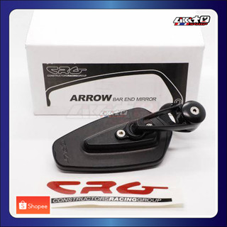 CRG Arrow กระจกปลายแฮนด์พร้อมอแดปเตอร์ แท้ USA100%(จำหน่ายเป็นคู่)​