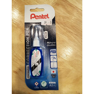 PENTEL น้ำยาลบคำผิด แบบขวดห้วปากกา รุ่นZL102-WBT