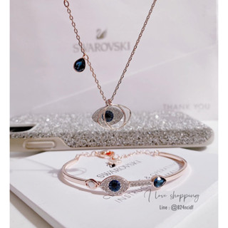 💥สายคอสายมู ห้ามพลาด💥 Swarovski duo evil eyeของแท้ 💯พร้อมใบรับประกัน 2 ปี[เก็บโค้ดส่วนลดหน้าร้าน]