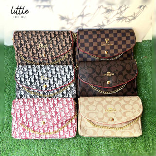 🔥 พร้อมส่ง 🔥 กระเป๋าสะพายข้าง เซต 2 ใบ L C ซื้อ1 ได้ 2