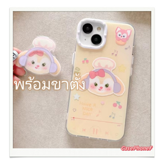 ✨ส่งของขวัญ✨เคส for iPhone 11 14 Pro Max Case for iPhone 12 13 ป้องกันการตก การป้องกัน พร้อมขาตั้ง สาวน่ารักหัวใจ