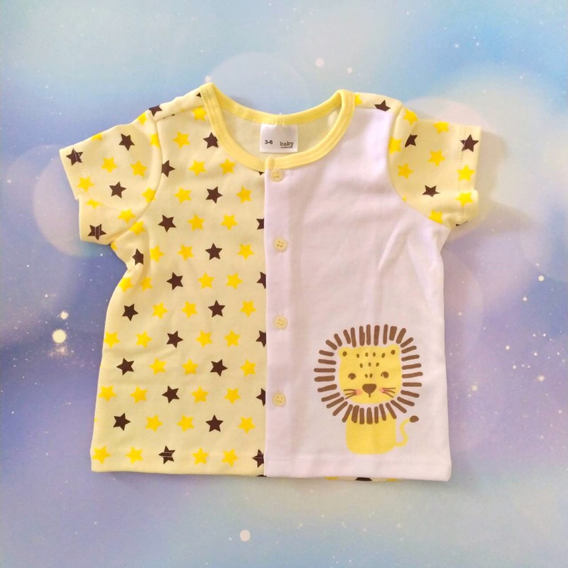 เสื้อเด็กแรกเกิดกระดุมหน้า0-3เดือน เสื้อทารก  supersoft ใส่ได้ถึง6kg