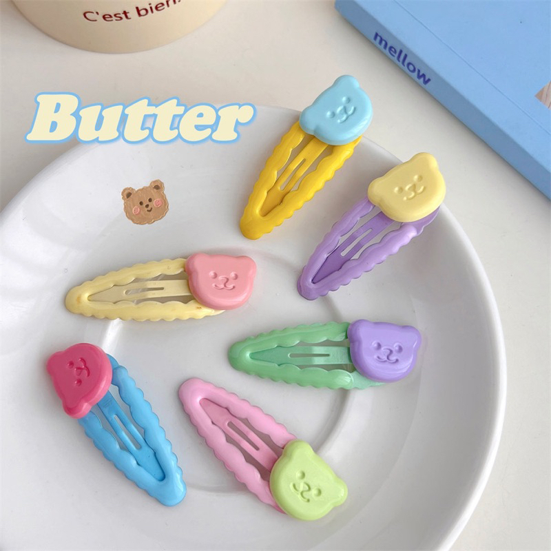 Cute 088 กิ๊บติดผม กิ๊บแป๊กหน้าหมีพาสเทล – โปรปัง