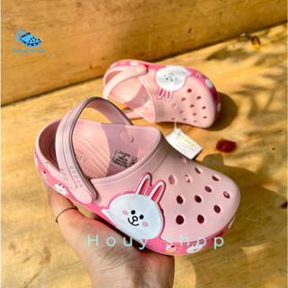 พร้อมส่ง !!! รองเท้าลำลองแฟชั่น เด็ก สไตล์ Crocs Bayaband Clog Kids งานดี