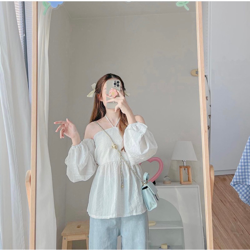 เสื้อปาดไหล่ร้าน rika.shop