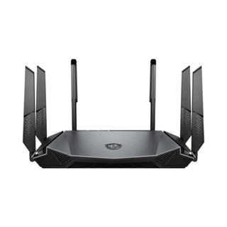 MSI (GRAX66) RadiX AX6600 WiFi 6 Tri-Band Gaming Router ความเร็วสูงสุด 6600 Mbps