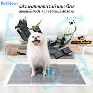 PetStern🐶1ชิ้น แผ่นรองฉี่สุนัข แผ่นรองซับ แผ่นรองฉี่แมว ช่วยฝึกขับถ่าย ซึมซับได้ดี