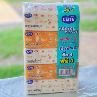 กระดาษทิชชู่สำหรับเช็ดหน้า Baby Cute Facial Tissue