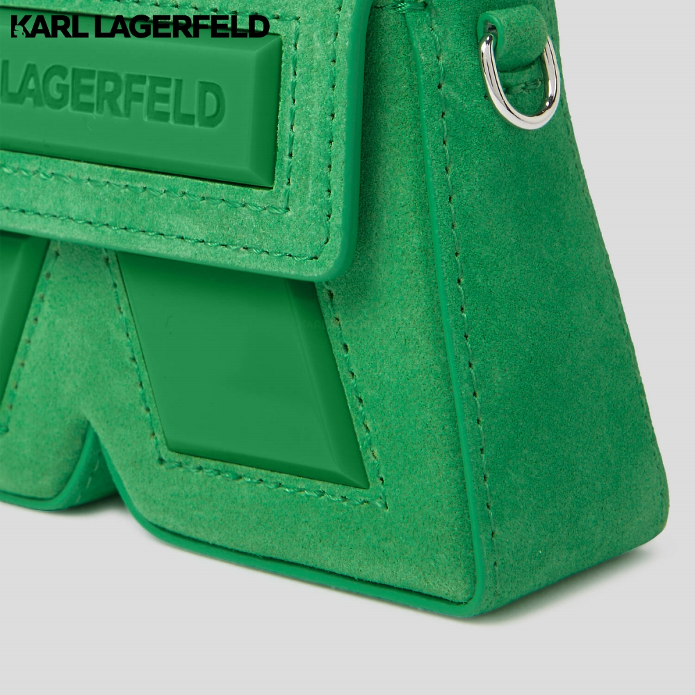KARL LAGERFELD - ESSENTIAL K NANO BAG ABSINTHE GREEN 230W3257 กระเป๋าสะพายข้าง