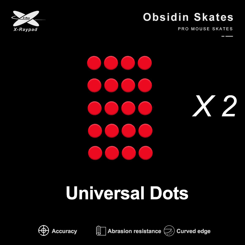 เมาส์ฟีท X-raypad Obsidian AIR / Obsidian Control / Jade Speed แบบ Universal Dots (สามารถใช้งานได้กับเมาส์ทุกรุ่น)