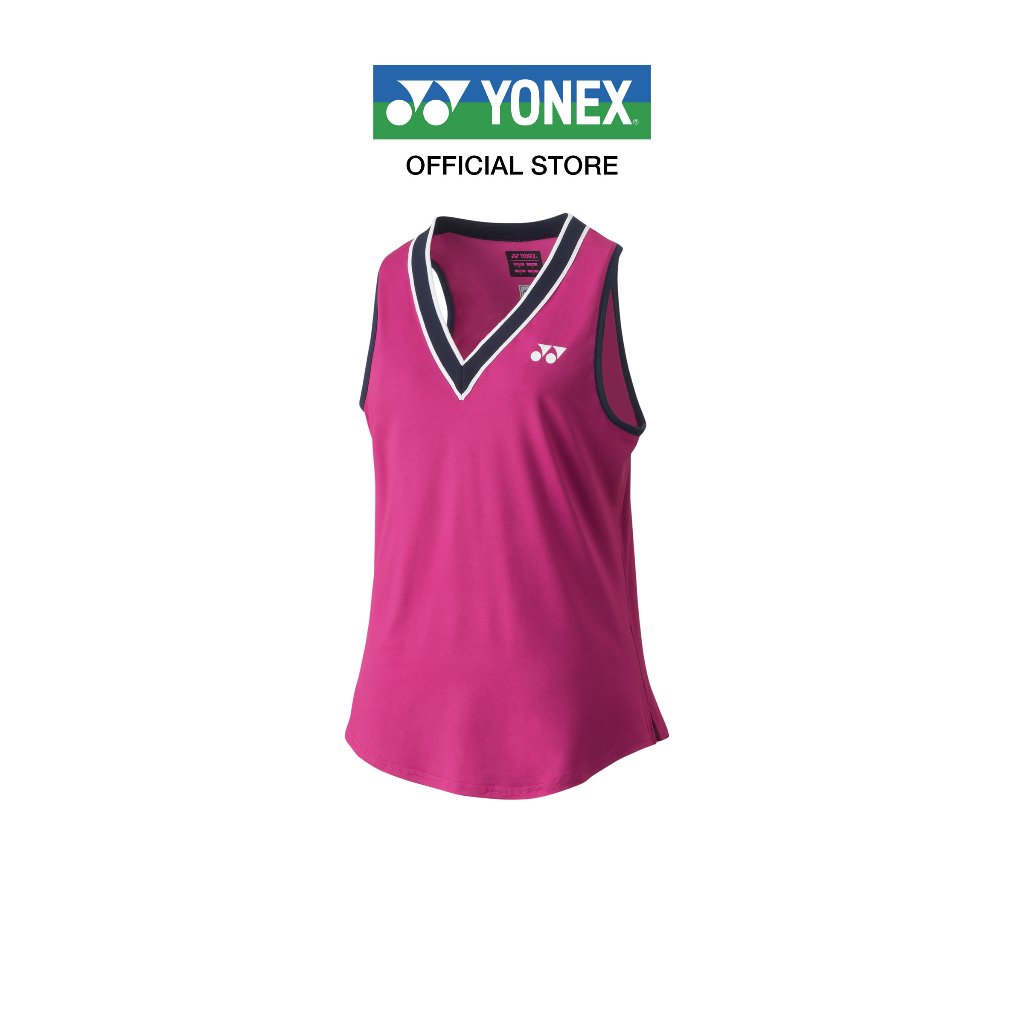 YONEX WOMEN’S TANK 20692  เสื้อคอวีแขนกุด ผ้า Polyester มาพร้อมเทคโนโลยี Very Cool เย็นสบาย ให้สัมผั