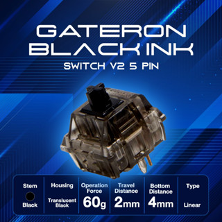 GADONX (10/35 ชิ้น) Gateron Ink Black V2 สวิตช์ Mechanical Keyboard Linear Switch Lube Switch Gateron