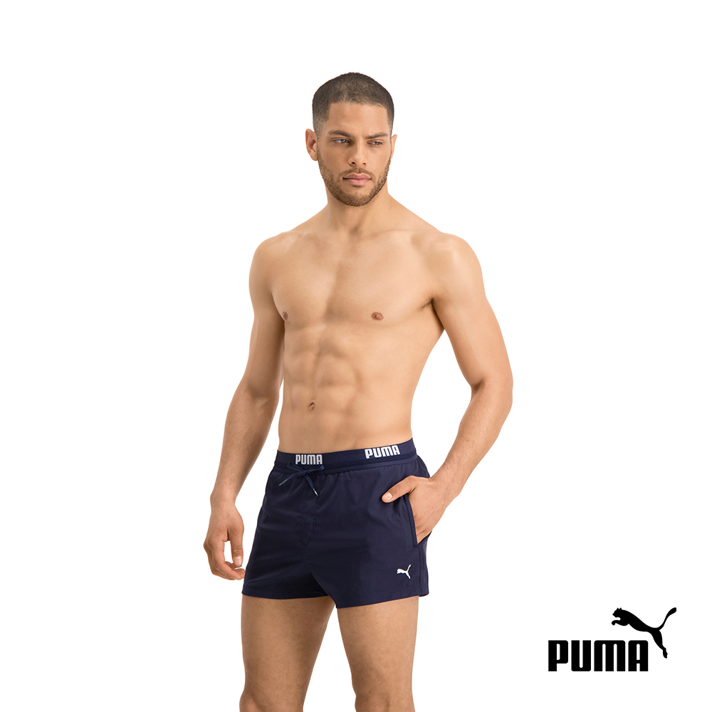 PUMA กางเกงว่ายน้ำขาสั้น สำหรับผู้ชาย SWIM MEN LOGO SHORT LENGTH SWIM SHORTS 1P - 701221104