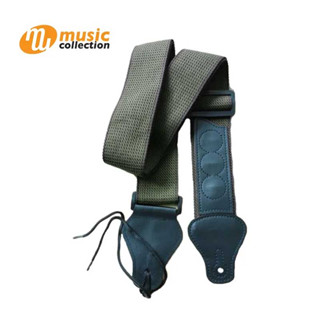 สายสะพายกีตาร์ MUSIC COLLECTION GREEN GUITAR STRAP