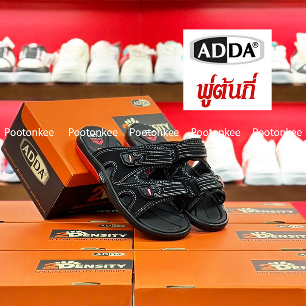 ADDA รุ่น 21N48-W1 / 21N48-M1 รองเท้าแตะแบบสวม  รองเท้าผู้ชายและผู้หญิง ของเเท้ พร้อมส่ง