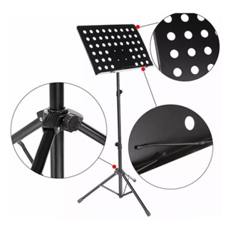 (พร้อมส่ง🚛) ขาตั้งโน๊ตเพลง ที่วางโน๊ตเหล็ก Music Stand Note ที่วางโน๊ต พกพาสะดวก สแตนโน็ต ปรับระดับได้ พับเก็บได้