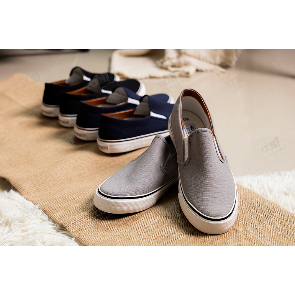 ถูกสุด•ส่งไว•แท้ชัวร์💯Gold city รุ่นNS011 โกลซิตี้รองเท้าผ้าใบสวมSlip-on ทรงสลิปออน Size 38-45