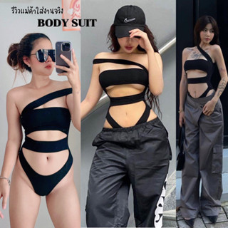 𝗭𝗜𝗣𝗧𝗛𝗢𝗡𝗚 (พร้อมส่ง6สี)บอดี้สูทสายฝอผ้าดีเรย่อนหนายืดsexyที่สุด