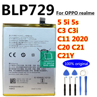 แบตเตอรี่🔋BLP729 สำหรับ Oppo Realme C3 C3i 5 5i 5S C11 2020 C20 C21 C21Y RMX2020 MX2021 RMX2027 RMX2030 2032/ BLP729/ คว
