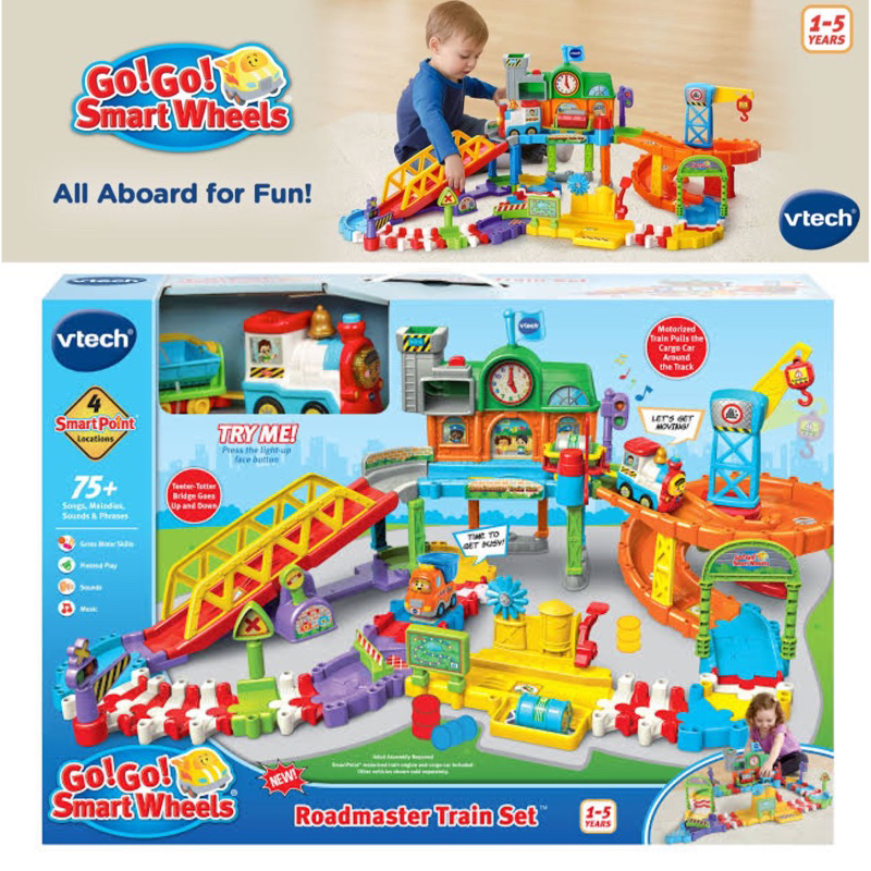 วีเทค VTech Go! Go! Smart Wheels Roadmaster Train Set, Multicolor ราคา 3490 บาท