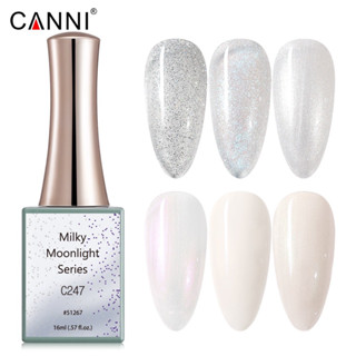 สีแยกขวด: Milky Moonlight Series ขนาด16ml. แบรนด์Canni