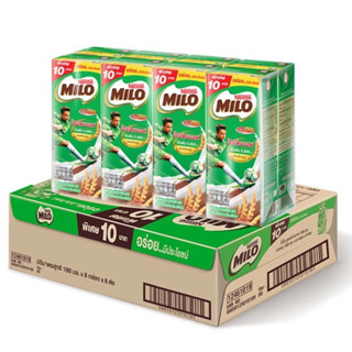 MILO ไมโล นมยูเอช รสช็อกโกแลตมอลต์ 170 มล. (ยกลัง 6 เเพ็ค)