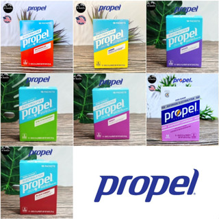 [Propel] Electrolytes Water Beverage Mix Zero Sugar 10 Packets, 24 g ผงอิเล็กโทรไลต์ เกลือแร่ ไม่มีน้ำตาล