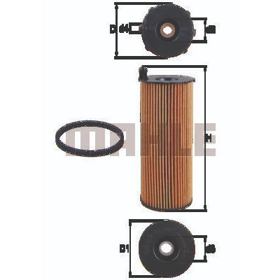 กรองเครื่อง AUDI A4 B7 B8 A5 A6 C6 2.7 3.0 TDI A8 D3 Q7 3.0 4.2 TDI VW TOUAREG 3.0TDI MAHLE