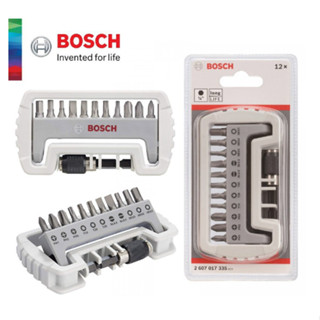 BOSCH ชุดดอกไขควง 11 ชิ้น รุ่น 2607017335 พร้อมสว่านขยายแม่เหล็ก รุ่น 11+1 COMPACT ของแท้พร้อมส่ง