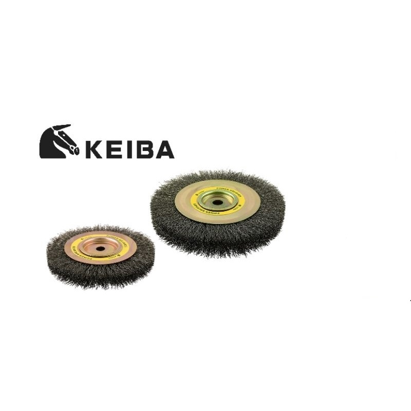 Keiba แปรงลวดกลม แบบหนา 4×3/4×1/2นิ้ว