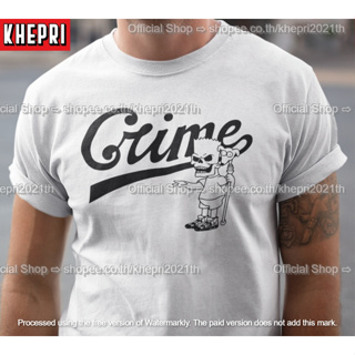 เสื้อยืด Unisex รุ่น Bart Crime สวยใส่สบายแบรนด์ Khepri Cotton TC ผ้าพรีเมียม พิมพ์สวย ระวังของปลอม!