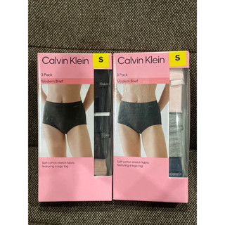 Calvin Klein Womens Modern Modern Brief 3-Pack size S กางเกงในผู้หญิง Calvin Klein รุ่น Modern Brief แบ่งขาย กกนck