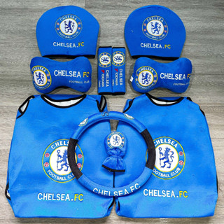 ❤️️ หุ้มเบาะรถยนต์ลายทีมเชลซี ❤️️ ชาวสิงห์บลู  ห้ามพลาด งานผ…